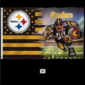 Pittsburgh Steelers Football Flag